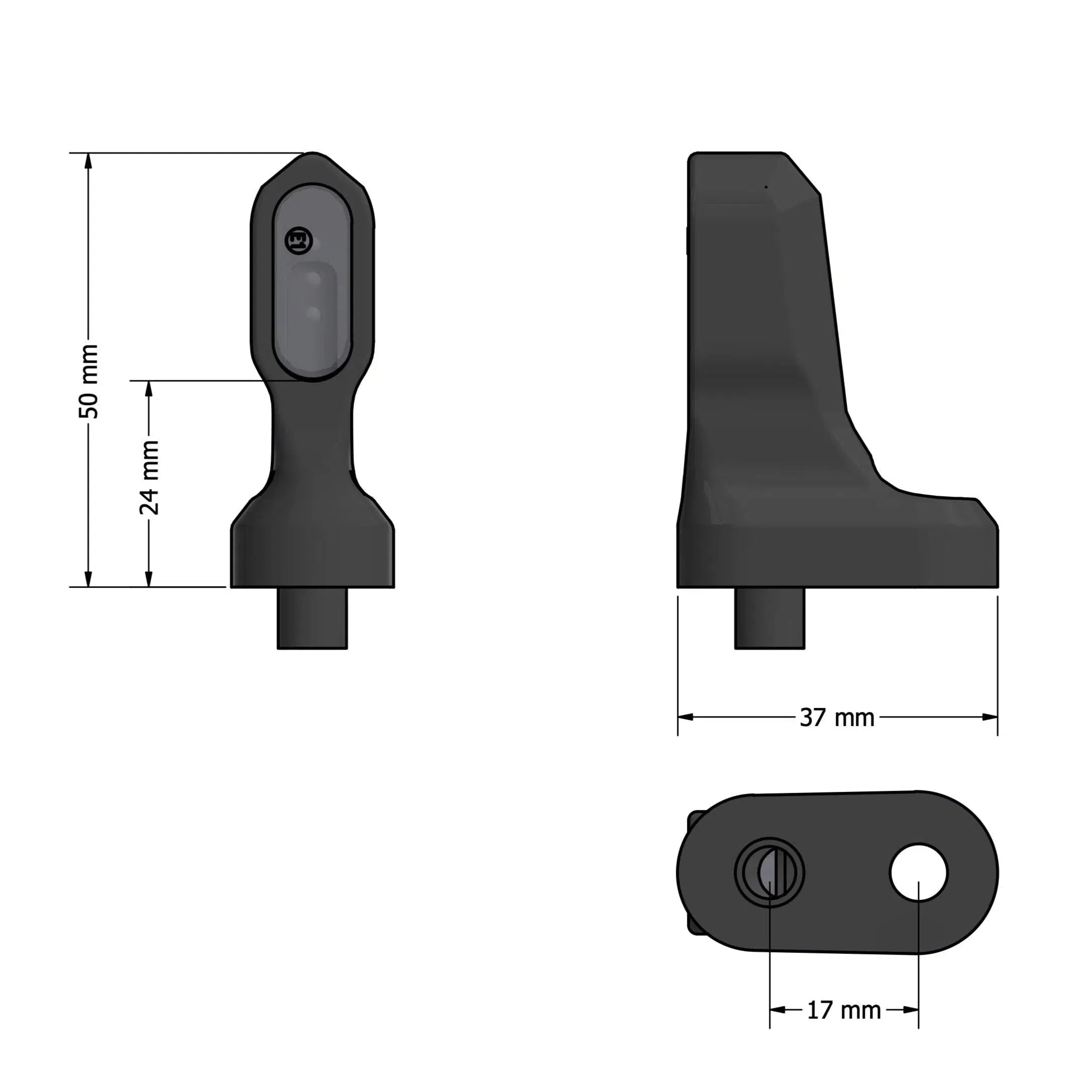 Ducati / Triumph Blinker Sagitta Short - Scrambler (Paar)