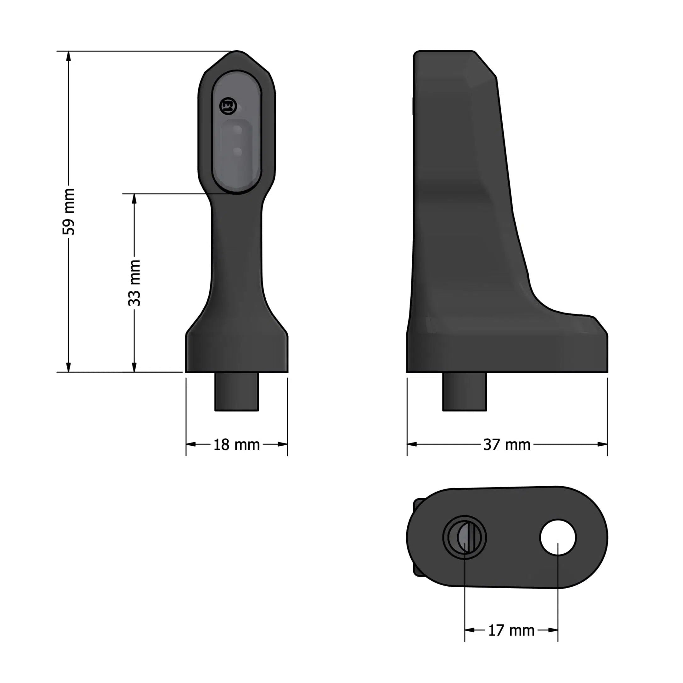 Ducati / Triumph Blinker Sagitta - Scrambler (Paar)