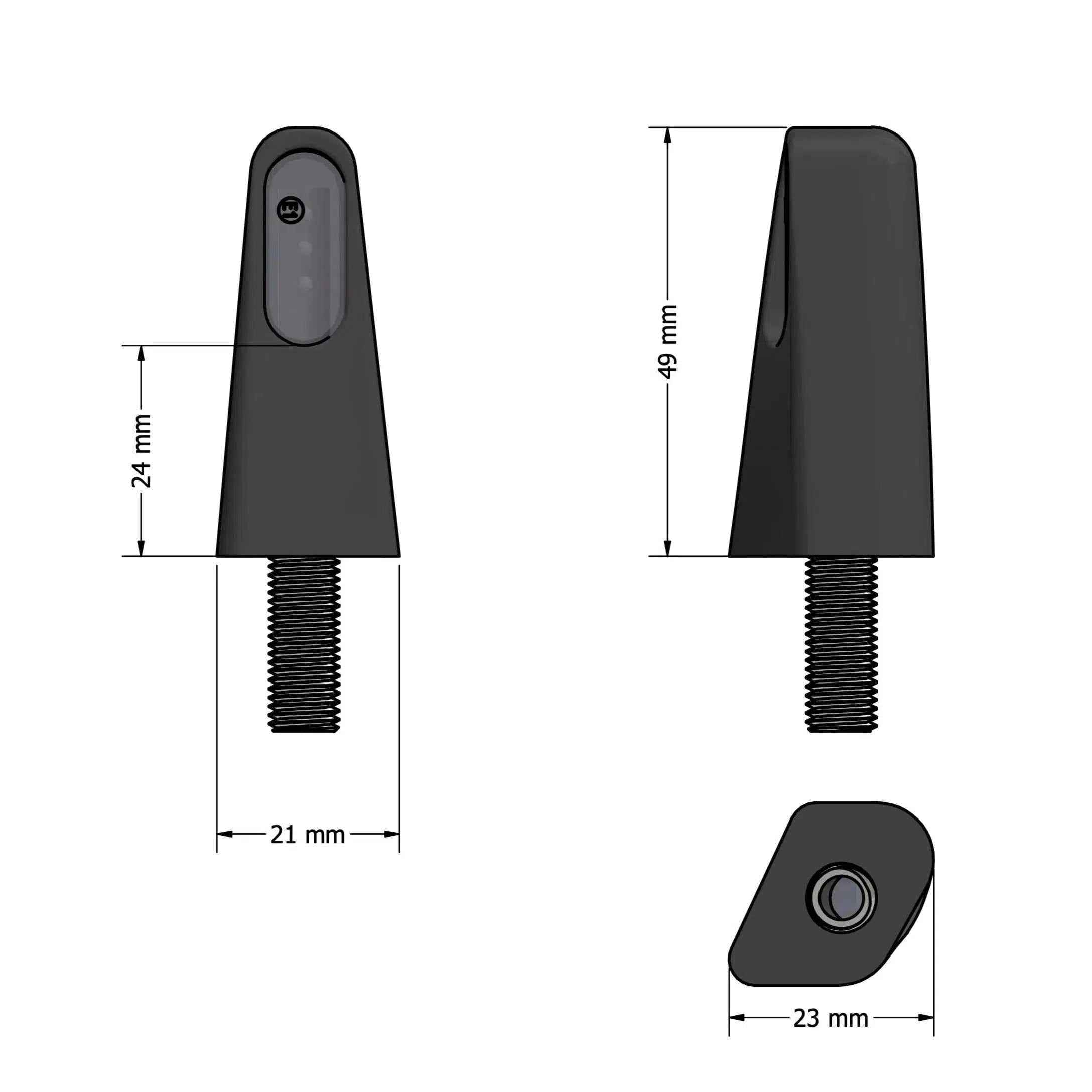 Universal Blinker Type - Three Evo (1 Paar, 2 Stück)